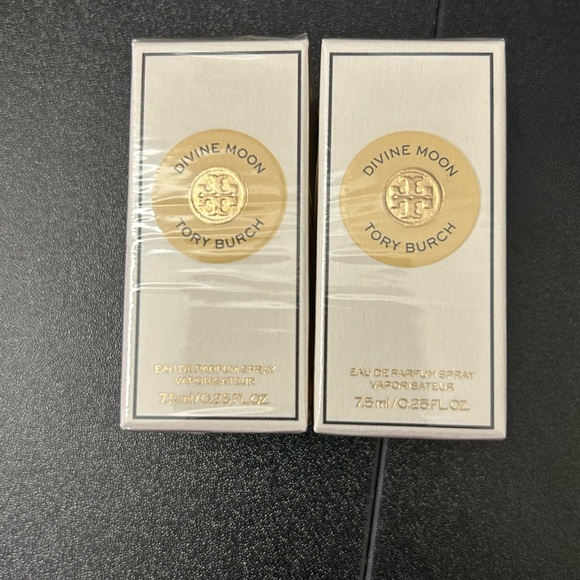 Tory Burch Other - Tory Burch Divine Moon Fragrance set of 2- Cream and Gold